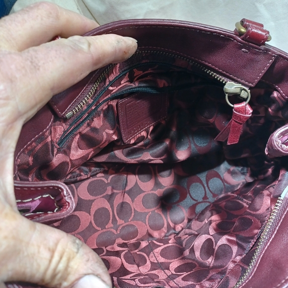 Coach suede satchel and wristlet - Picture 13 of 13